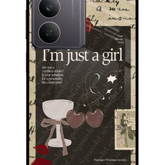 I am just a girl Realme 14x 5G Glass Case