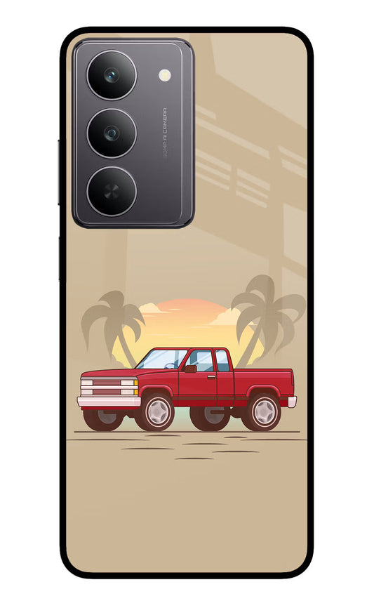 Desert Classic Drive Realme 14x 5G Glass Case