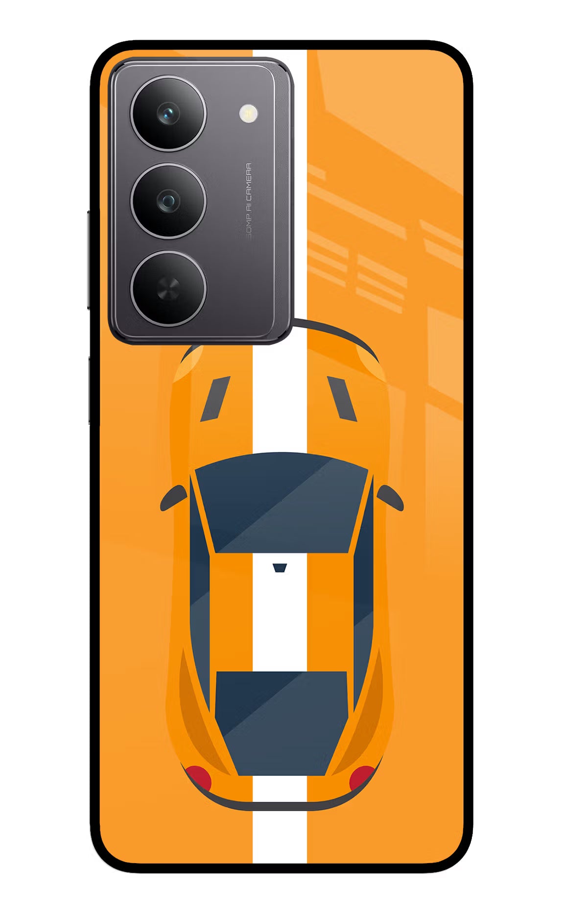 Highway Pursuit Realme 14x 5G Glass Case Back Cover by Casekaro