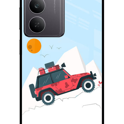 Mountain Trail Beast Realme 14x 5G Glass Case