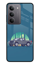 Retro Garage Vibe Realme 14x 5G Glass Case