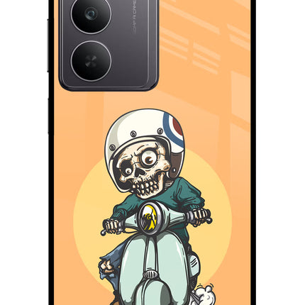 Undead Biker Realme 14x 5G Glass Case