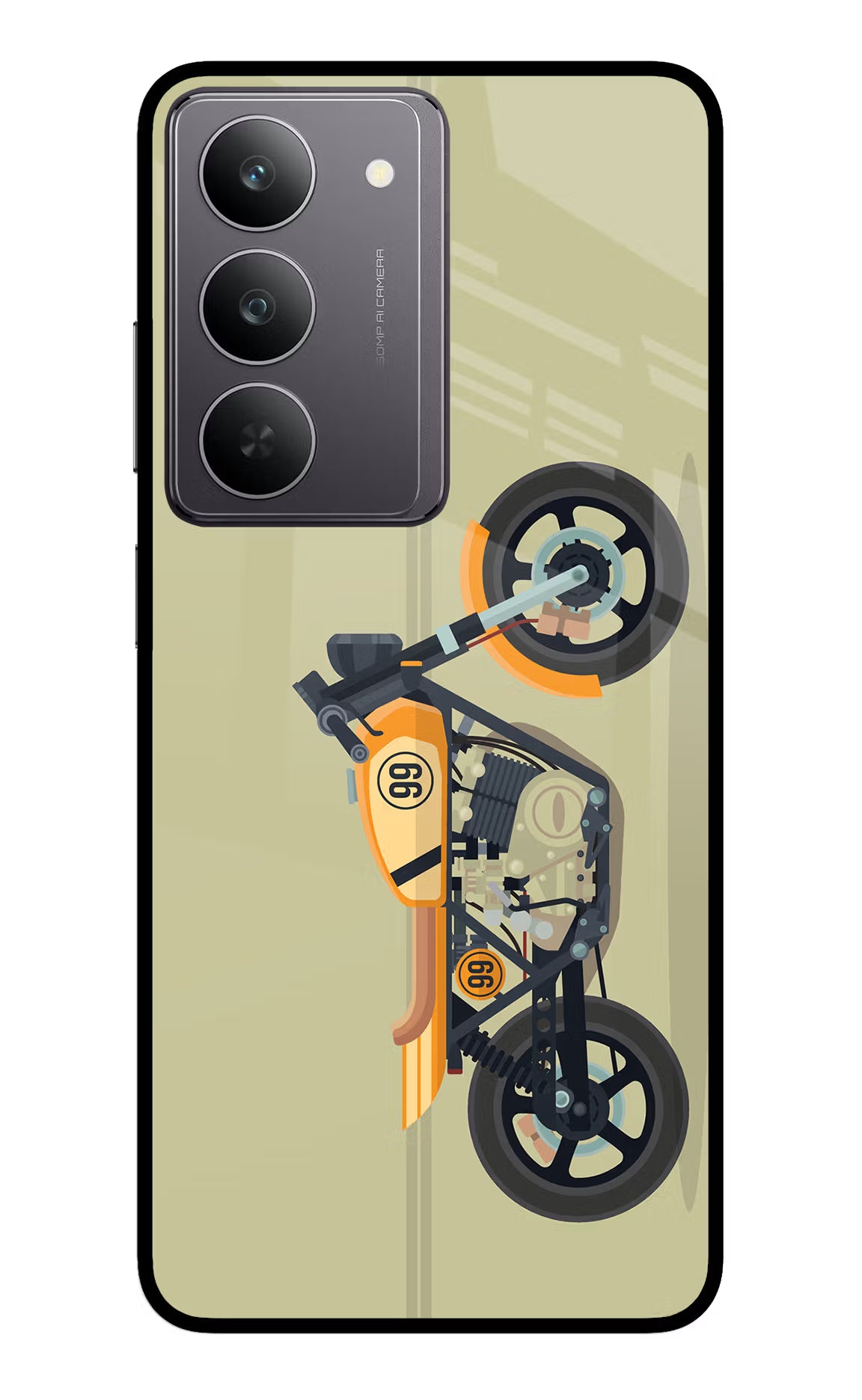 Vertical Speedster Realme 14x 5G Glass Case