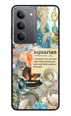 Aquarius Zodiac Realme 14x 5G Glass Case