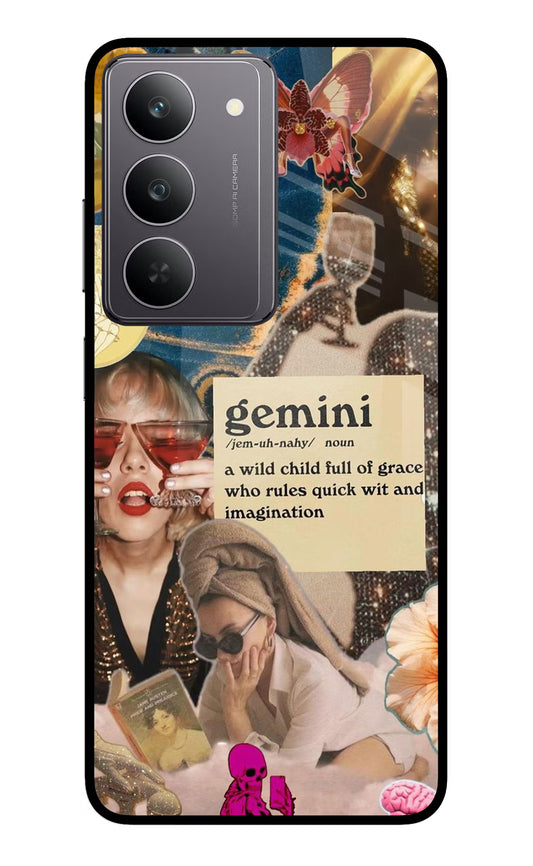 Gemini Zodiac Realme 14x 5G Glass Case