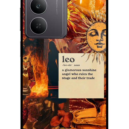 Leo Zodiac Realme 14x 5G Glass Case