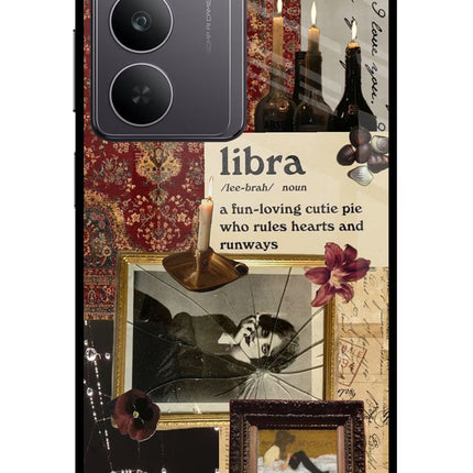 Libra Zodiac Realme 14x 5G Glass Case