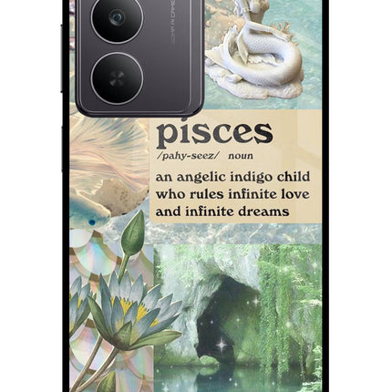 Pisces Zodiac Realme 14x 5G Glass Case
