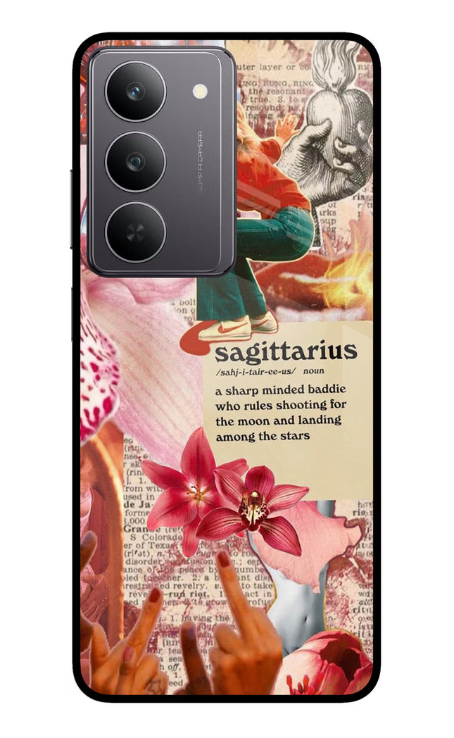 Sagittarius Zodiac Realme 14x 5G Glass Case