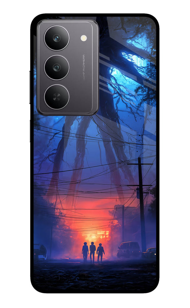 Ordinary Things Shadow Realme 14x 5G Glass Case Back Cover by Casekaro