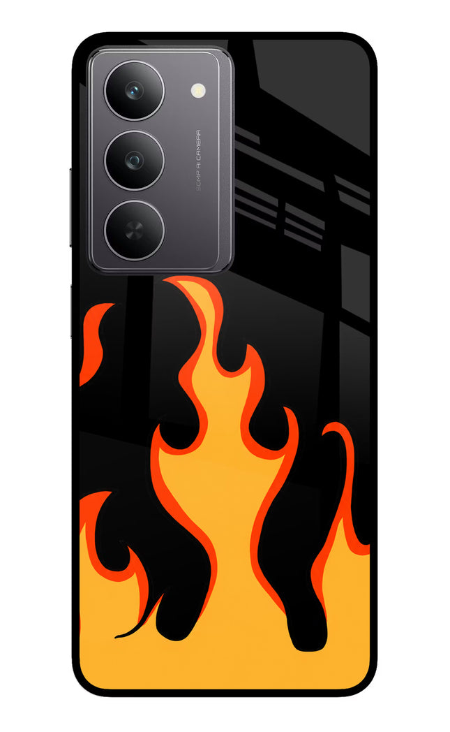 Fired Up – Black Realme 14x 5G Glass Case