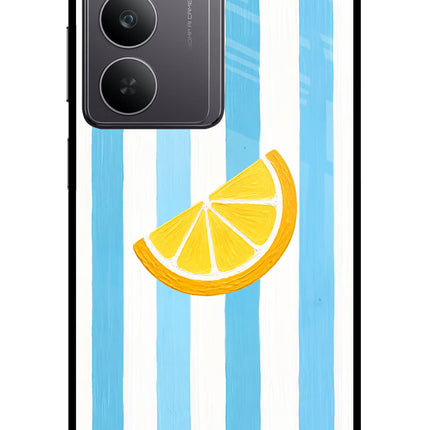 Summer Lemon Realme 14x 5G Glass Case