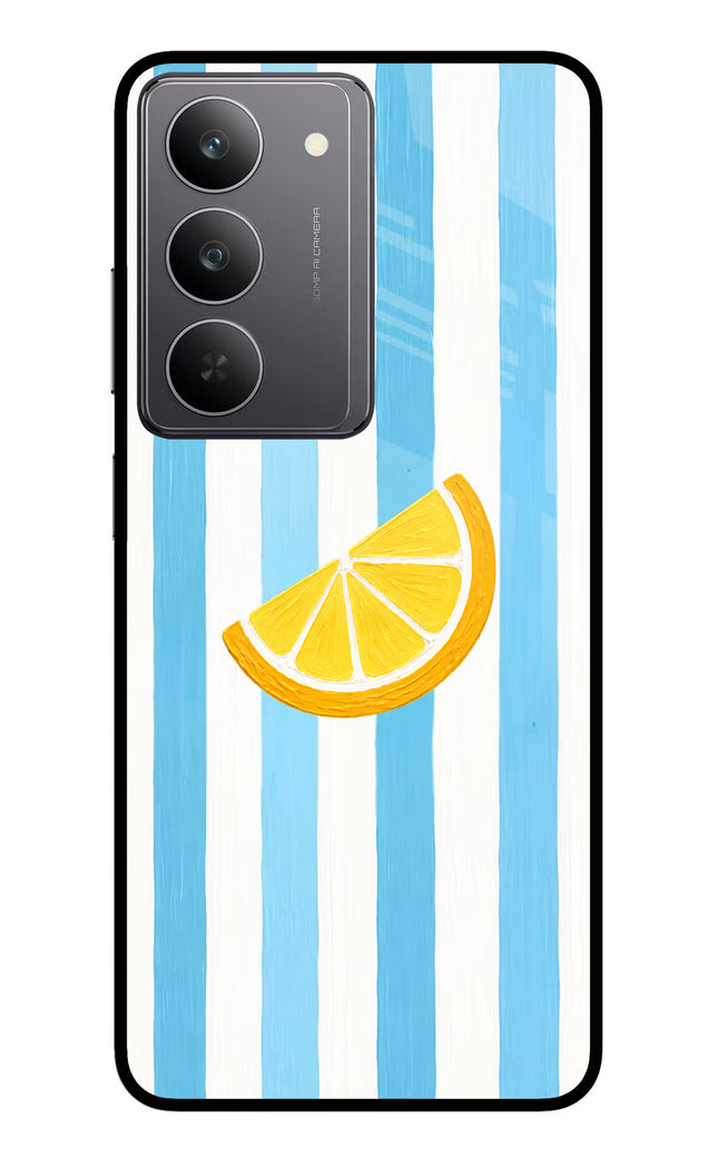 Summer Lemon Realme 14x 5G Glass Case