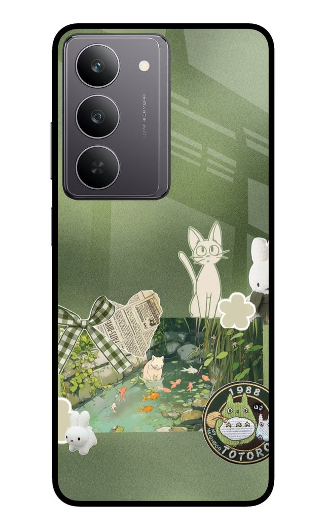 Aesthetic anime Realme 14x 5G Glass Case
