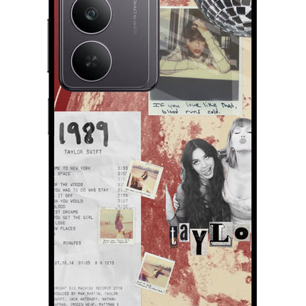 Taylor Swift Realme 14x 5G Glass Case