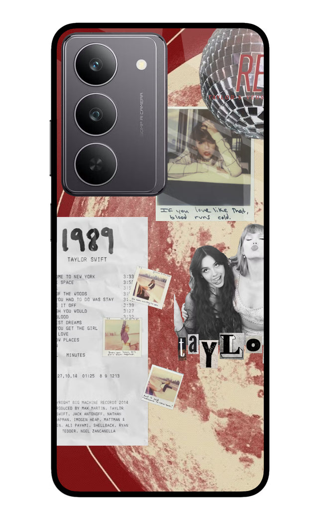 Taylor Swift Realme 14x 5G Glass Case