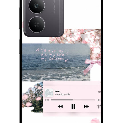 Wave to earth Realme 14x 5G Glass Case