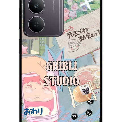 Studio Ghibli Realme 14x 5G Glass Case