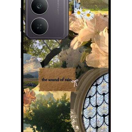 Rain Realme 14x 5G Glass Case