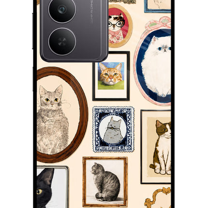 Mirror Cats Realme 14x 5G Glass Case