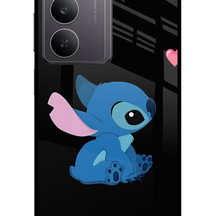 Stitch Crush Realme 14x 5G Glass Case