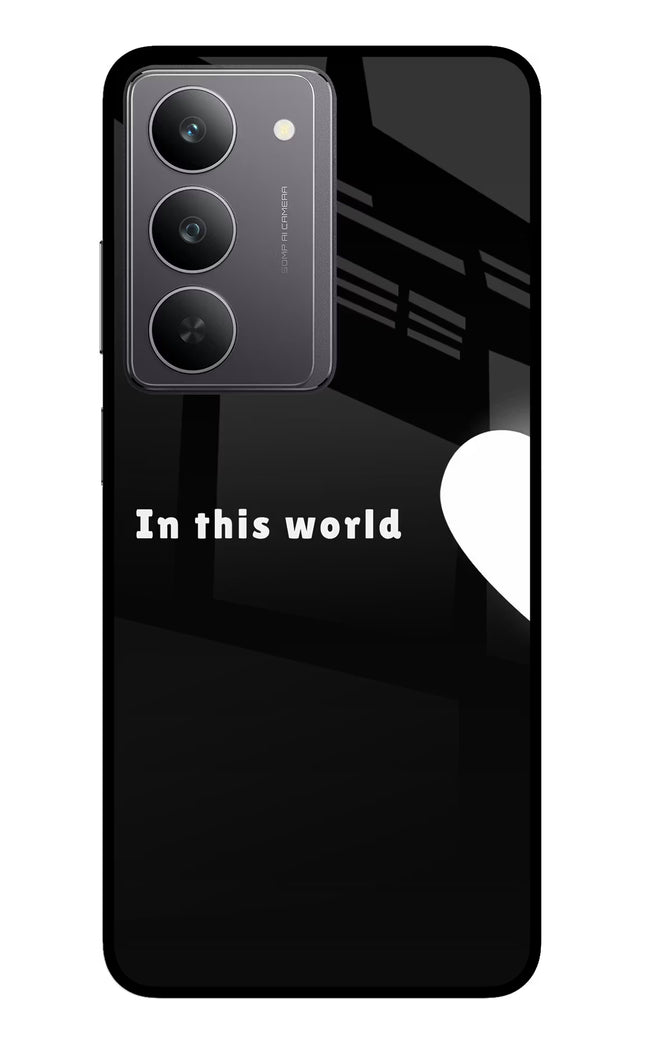 This World Realme 14x 5G Glass Case