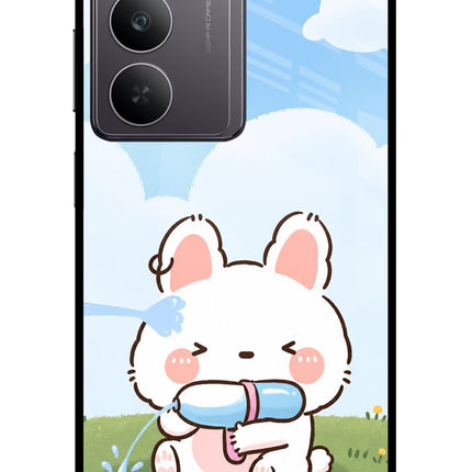 Bunny Treat Realme 14x 5G Glass Case