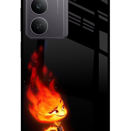 Ember Flame Realme 14x 5G Glass Case