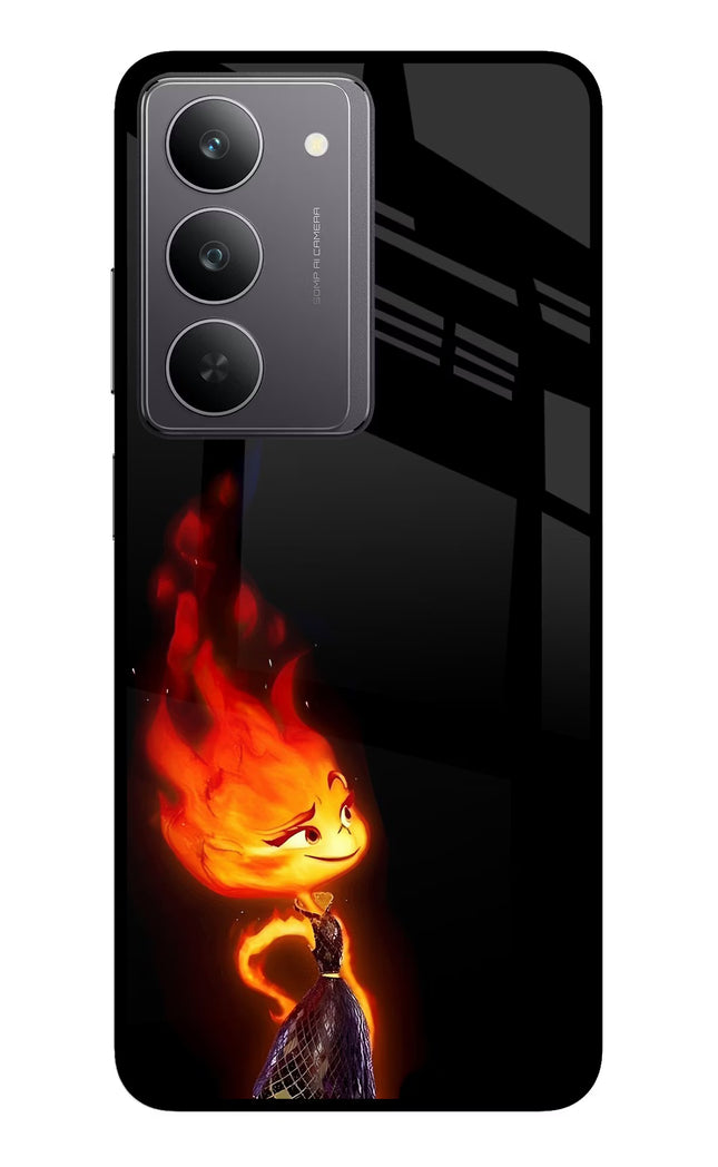 Ember Flame Realme 14x 5G Glass Case