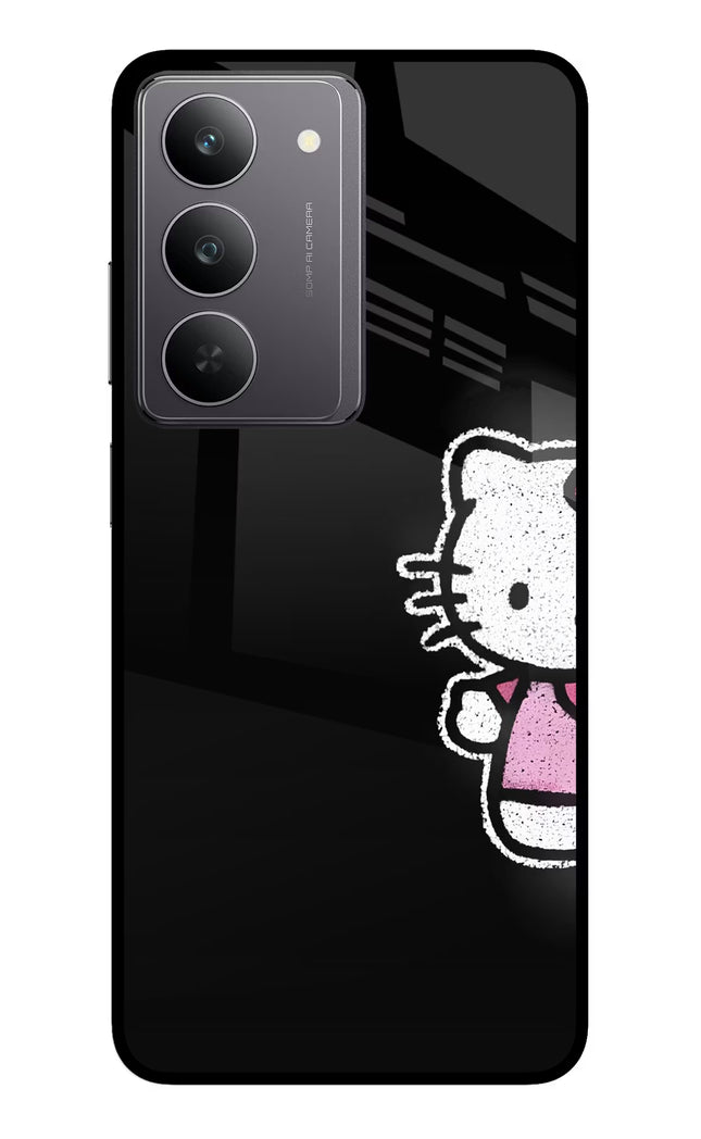 Kitty Charm Realme 14x 5G Glass Case