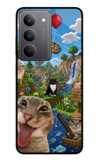 Minecraft Cat Chaos Realme 14x 5G Glass Case