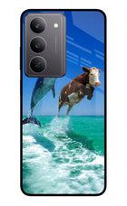Dolphin vs Cow Realme 14x 5G Glass Case