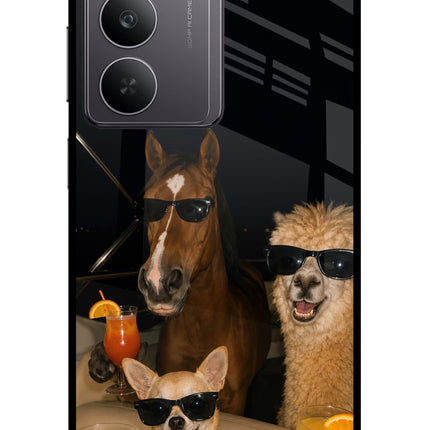 Party Squad Realme 14x 5G Glass Case