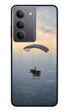 Skydiving Cow Realme 14x 5G Glass Case