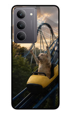 Rollercoaster Dog Realme 14x 5G Glass Case