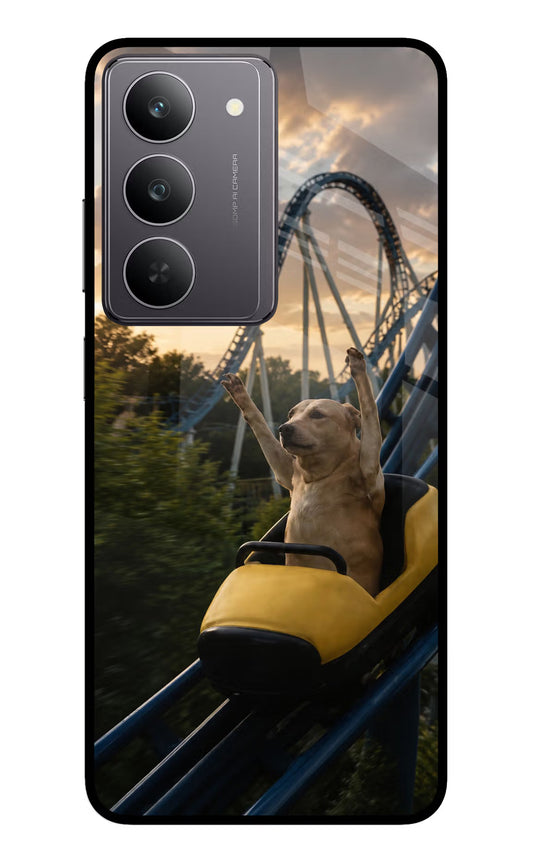 Rollercoaster Dog Realme 14x 5G Glass Case