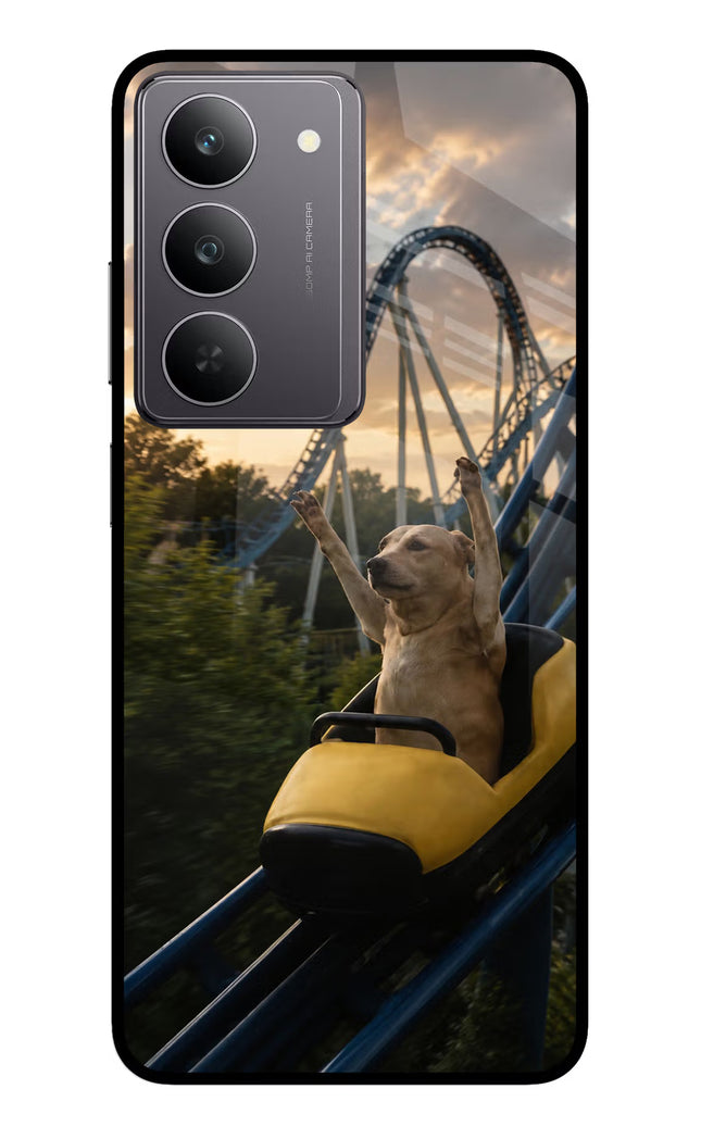 Rollercoaster Dog Realme 14x 5G Glass Case