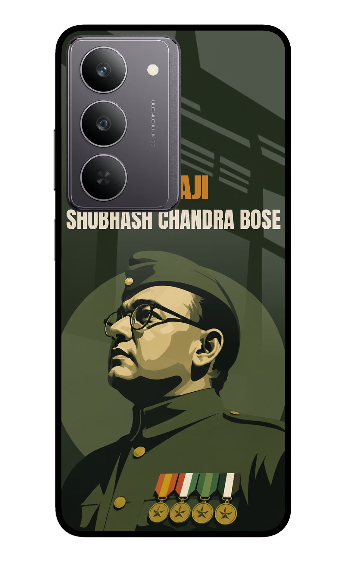 Netaji Legacy Realme 14x 5G Glass Case