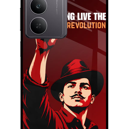 Bhagat Singh Revolution Realme 14x 5G Glass Case