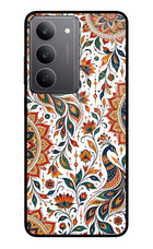 White Mayura Realme 14x 5G Glass Case