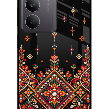 Noir Mehfil Realme 14x 5G Glass Case