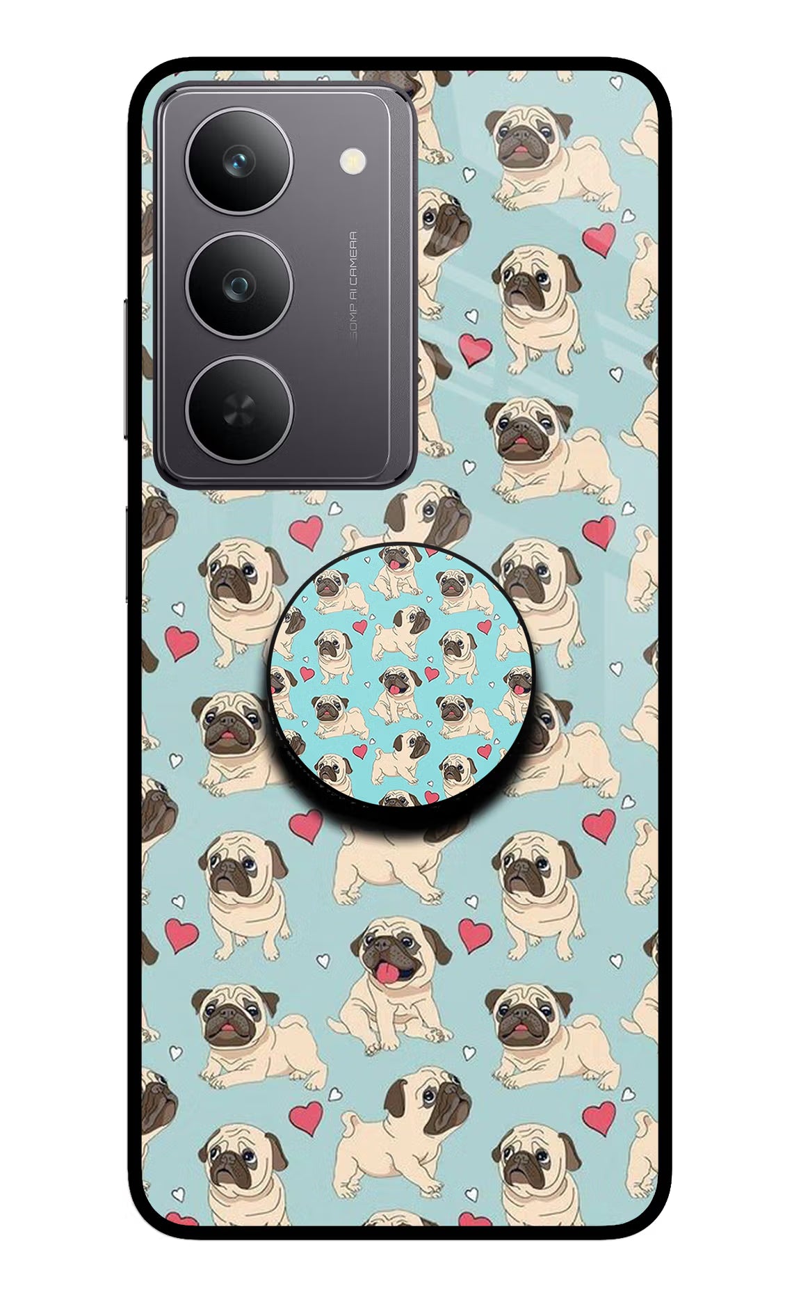 Pug Dog Realme 14x 5G Pop Case by Casekaro