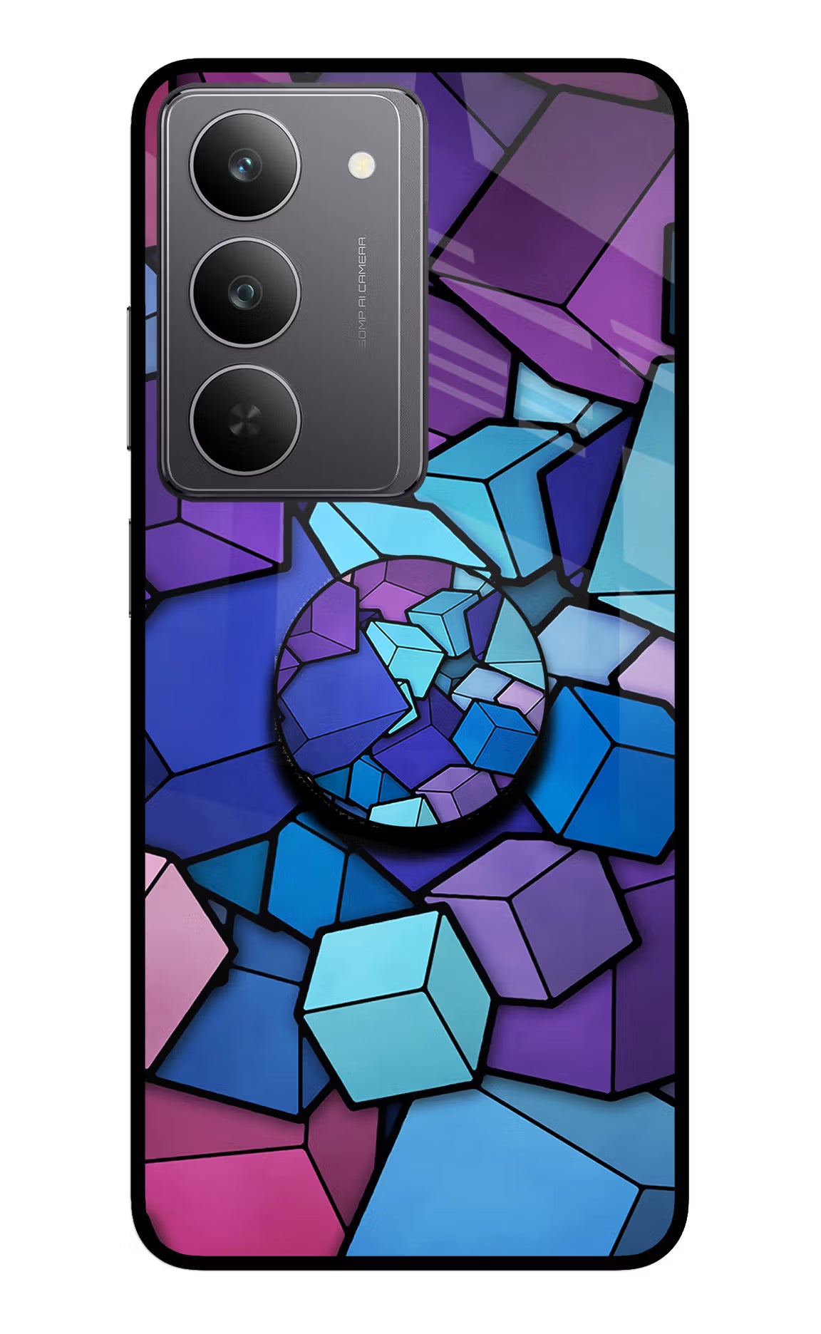 Cubic Abstract Realme 14x 5G Pop Case by Casekaro