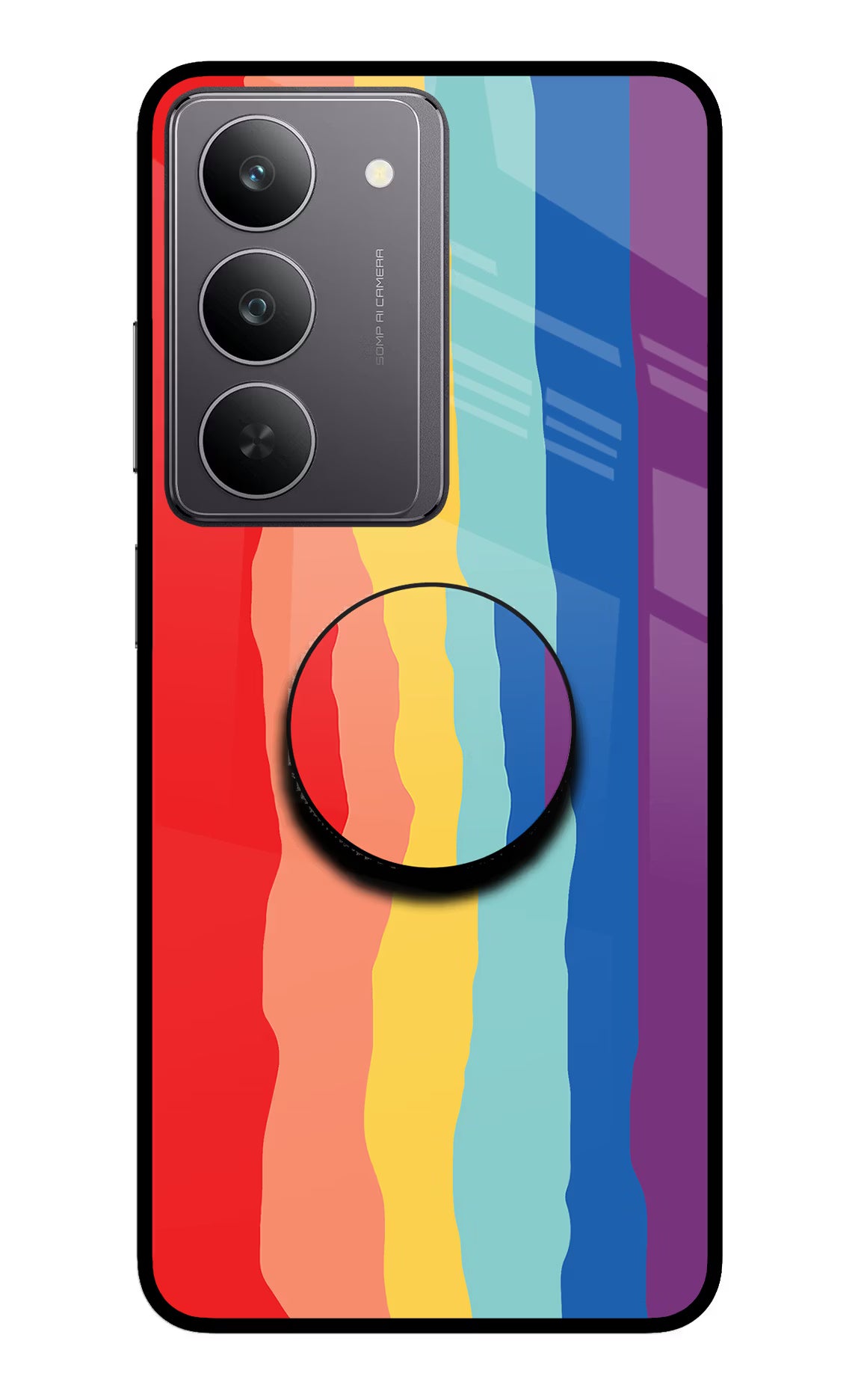 Rainbow Realme 14x 5G Pop Case by Casekaro