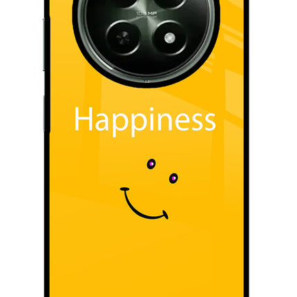 Happiness With Smiley Realme 12x 5G Glass Case