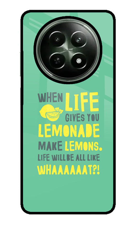 Quote Realme 12x 5G Glass Case
