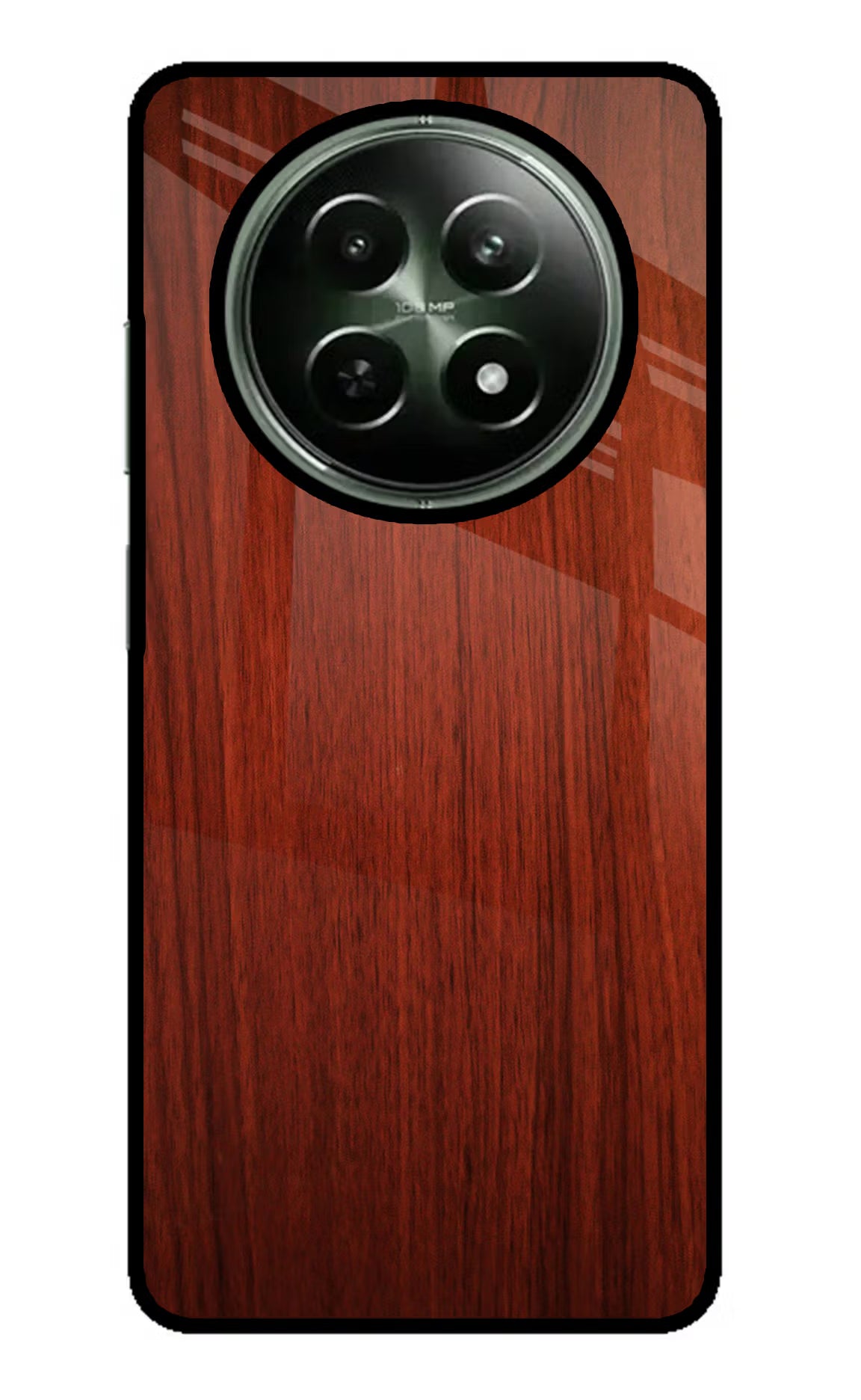 Wooden Plain Pattern Realme 12x 5G Glass Case