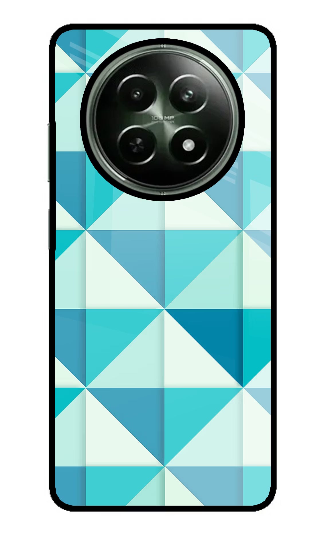 Abstract Realme 12x 5G Glass Case Back Cover by Casekaro