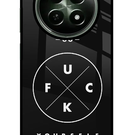 Go Fuck Yourself Realme 12x 5G Glass Case