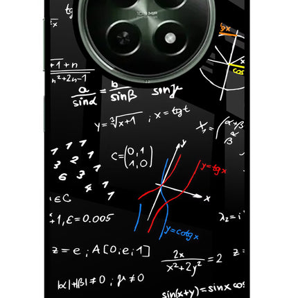 Mathematics Formula Realme 12x 5G Glass Case